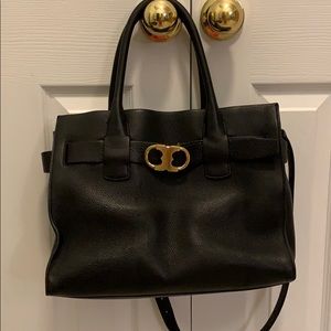 Tory Burch soft leather “Gemini link” tote